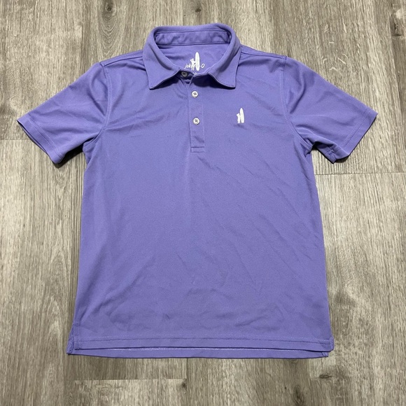 Johnnie-O Boys Purple Polo, size 10 - Picture 1 of 5